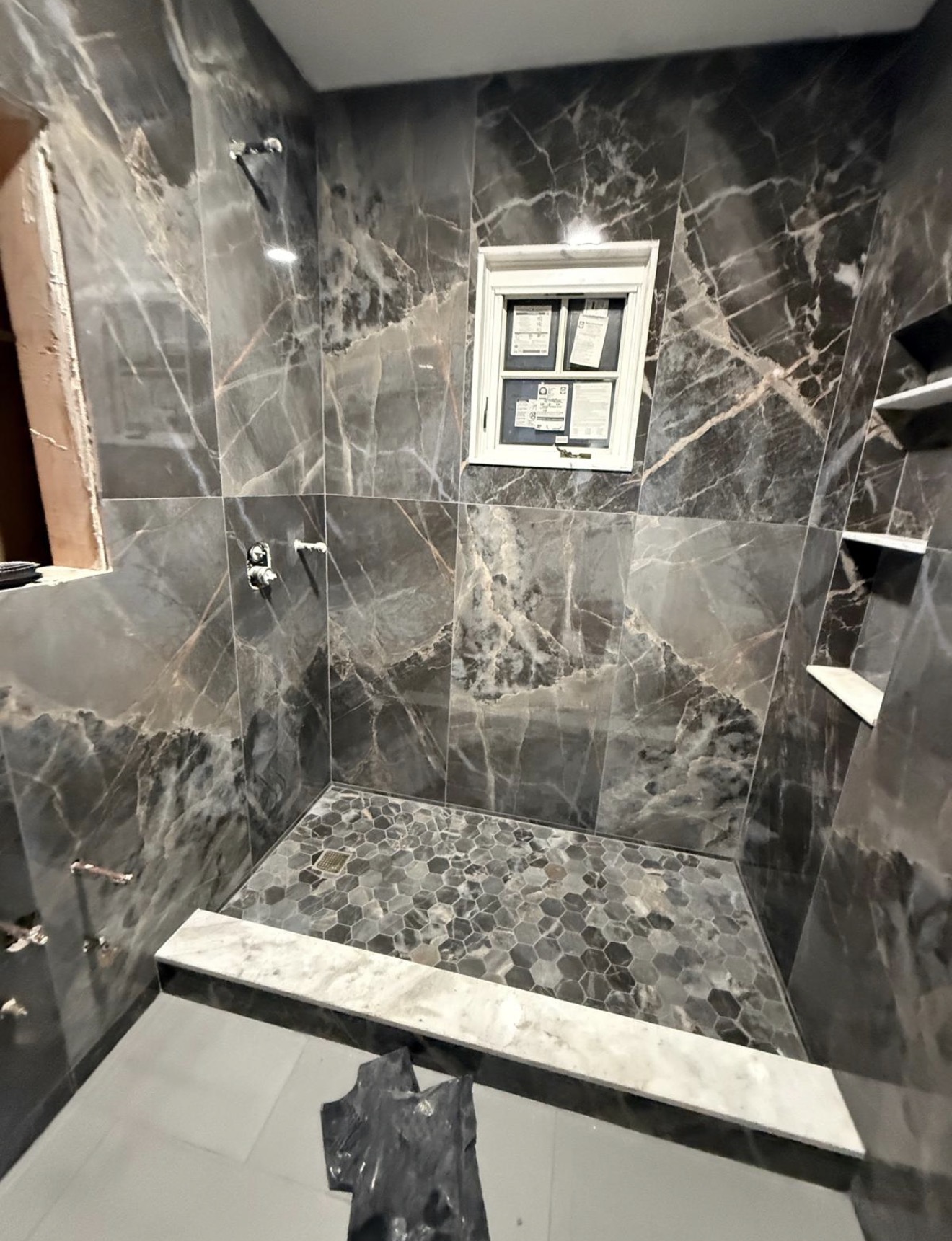 Finished bathroom remodeling