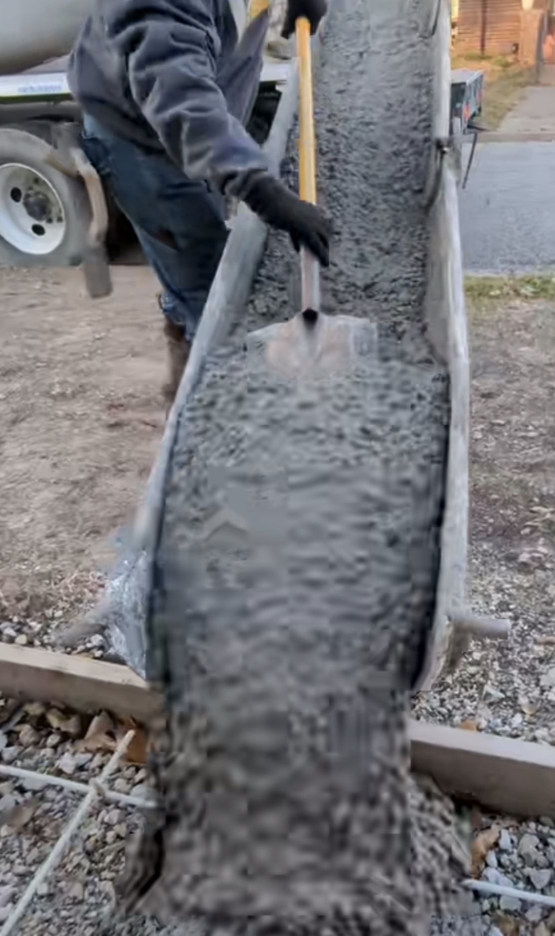 Concrete placement and finishing