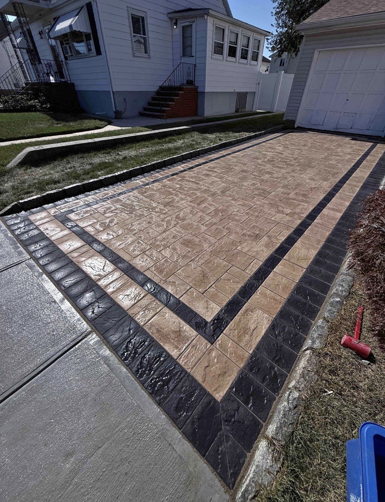 Paver driveway project